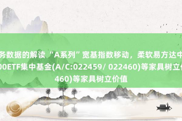 财务数据的解读 “A系列”宽基指数移动，柔软易方达中证A500ETF集中基金(A/C:022459/ 022460)等家具树立价值